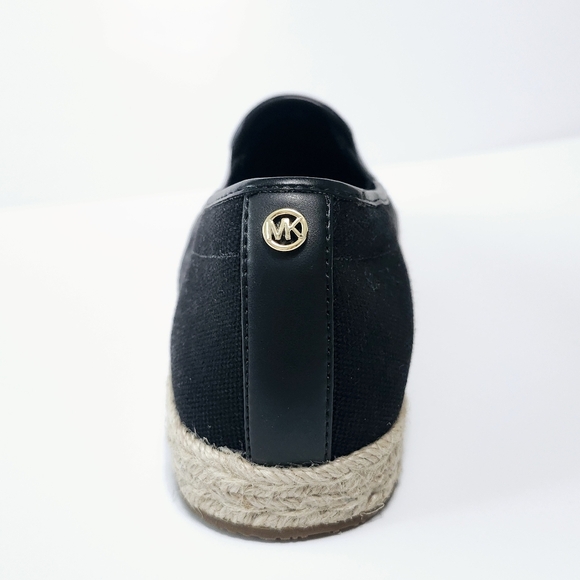 Michael Kors 7 M Espadrilles black slip on shoes New - Picture 14 of 14